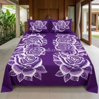 New Design Rayon Bedsheet Hand Painted Handmade in Bali